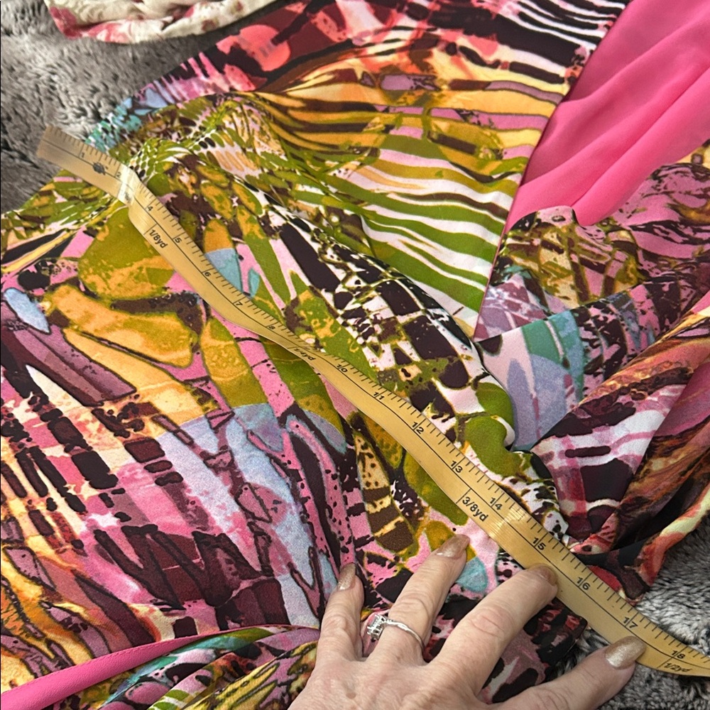 Colorful Abstract Pattern Mini Dress - Picture 10 of 10